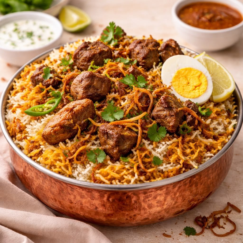 Hyderabadi Mutton Dum Biryani